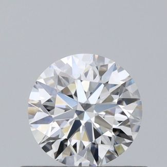 0.43 Carat Round E VVS1 EX GIA Natural Diamond