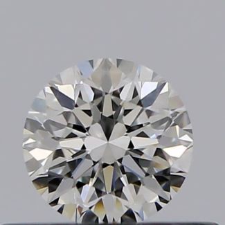 0.30 Carat Round F VVS1 VG EX GIA Natural Diamond