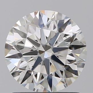 1.10 Carat Round J VS2 EX GIA Natural Diamond