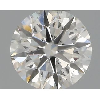 0.30 Carat Round G SI1 EX IGI Natural Diamond