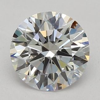 0.51 Carat Round D VVS1 EX GIA Natural Diamond