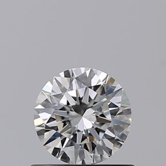 0.51 Carat Round F SI1 EX GIA Natural Diamond