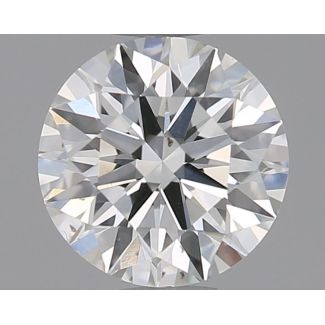 0.56 Carat Round E VS2 EX IGI Natural Diamond