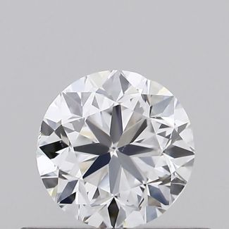 0.4 Carat Round D VS2 GD EX VG GIA Natural Diamond