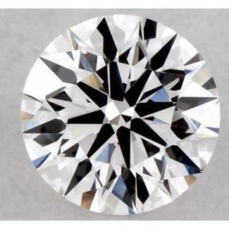 0.42 Carat Round E VVS2 EX VG GIA Natural Diamond