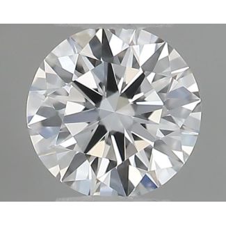 0.22 Carat Round E VVS1 EX GIA Natural Diamond