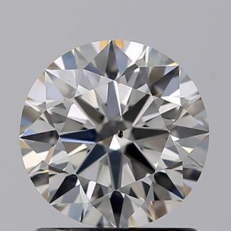 1.05 Carat Round H SI1 EX GIA Natural Diamond