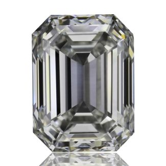 1.01 Carat Emerald H VVS1 - EX VG GIA Natural Diamond