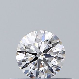 0.3 Carat Round D VVS2 EX GIA Natural Diamond