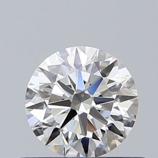 0.45 Carat Round H VS1 EX GIA Natural Diamond