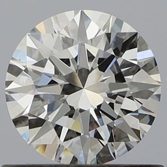 0.7 Carat Round D VVS2 EX GIA Natural Diamond