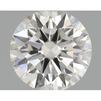 0.5 Carat Round H VS2 EX GIA Natural Diamond