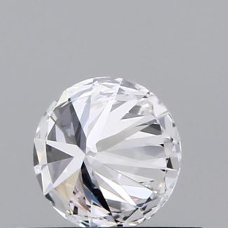 0.34 Carat Round D VVS2 EX GIA Natural Diamond