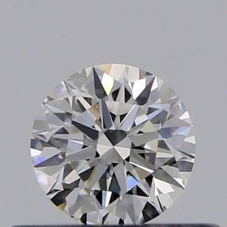 0.36 Carat Round F IF EX GIA Natural Diamond