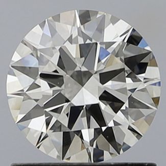 0.9 Carat Round F IF EX GIA Natural Diamond