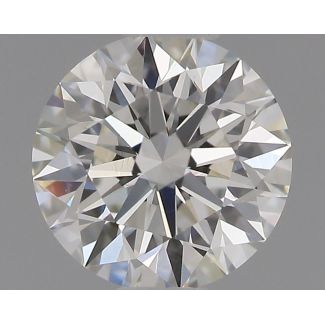 0.51 Carat Round F VS1 EX GIA Natural Diamond