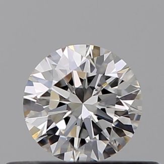 0.30 Carat Round F VVS1 EX GIA Natural Diamond