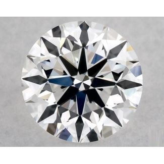 0.46 Carat Round D VVS2 EX GIA Natural Diamond