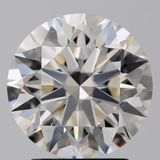 2.02 Carat Round J VS2 EX GIA Natural Diamond