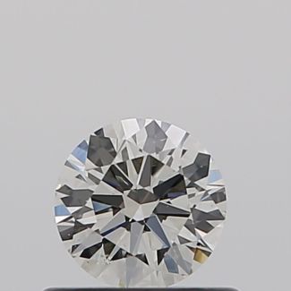 0.40 Carat Round J SI1 EX GIA Natural Diamond