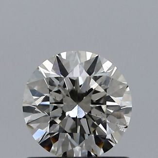 0.70 Carat Round I SI1 VG EX GIA Natural Diamond