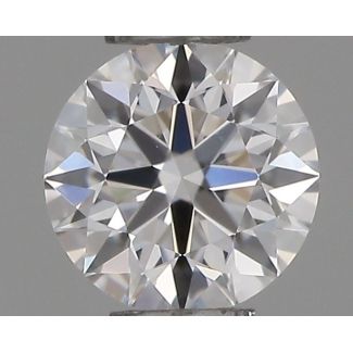 0.23 Carat Round D VVS1 EX VG GIA Natural Diamond