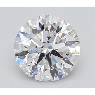 3.01 Carat Round F SI2 EX GIA Natural Diamond