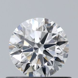 0.6 Carat Round F VS2 VG EX GIA Natural Diamond