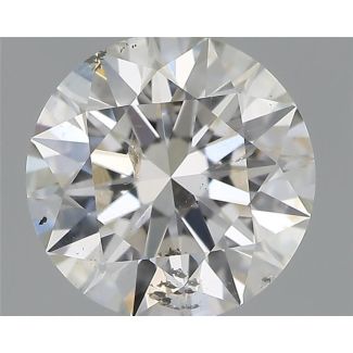 0.62 Carat Round F SI2 EX IGI Natural Diamond