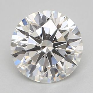 0.5 Carat Round G VVS2 EX GIA Natural Diamond