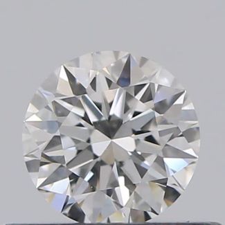 0.33 Carat Round D VS1 EX GIA Natural Diamond