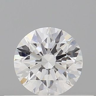 0.36 Carat Round D VVS1 EX GIA Natural Diamond