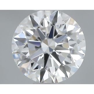 0.43 Carat Round F VS1 VG EX GIA Natural Diamond