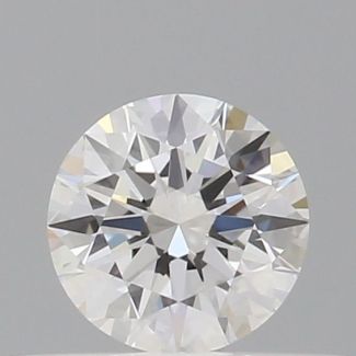 0.36 Carat Round E VVS1 EX GIA Natural Diamond