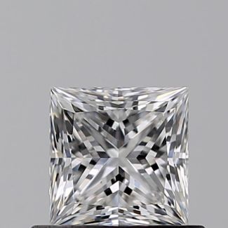 0.53 Carat Princess D VS2 - VG GIA Natural Diamond