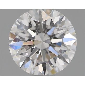 0.53 Carat Round D VS1 EX GIA Natural Diamond