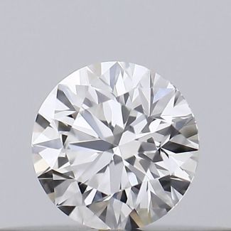 0.18 Carat Round G IF EX GIA Natural Diamond