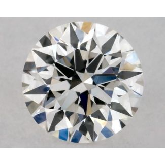 0.31 Carat Round H VVS2 EX GIA Natural Diamond