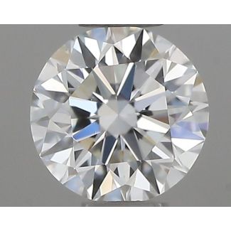 0.3 Carat Round F VVS2 EX IGI Natural Diamond