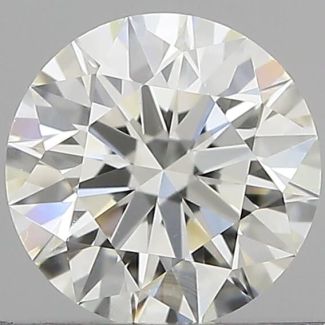 0.43 Carat Round H IF EX IGI Natural Diamond