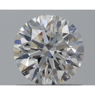 0.7 Carat Round F SI2 EX GIA Natural Diamond