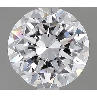 1.0 Carat Round D SI1 GD EX GIA Natural Diamond