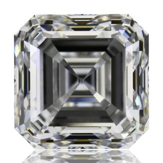 0.90 Carat Square Emerald D VVS1 - EX GIA Natural Diamond