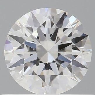 0.62 Carat Round E VVS1 EX GIA Natural Diamond