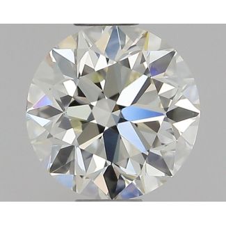 0.50 Carat Round K VVS2 VG EX GIA Natural Diamond