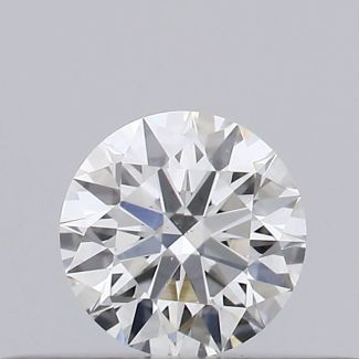 0.21 Carat Round G VS2 EX VG GIA Natural Diamond