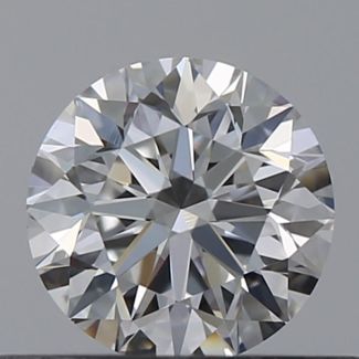 0.37 Carat Round E VVS1 EX GIA Natural Diamond