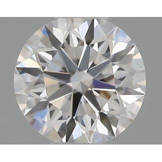 0.27 Carat Round D VVS2 EX GIA Natural Diamond