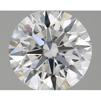 0.35 Carat Round F VVS2 EX GIA Natural Diamond