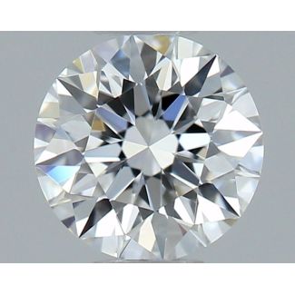 0.43 Carat Round D VVS1 EX GIA Natural Diamond